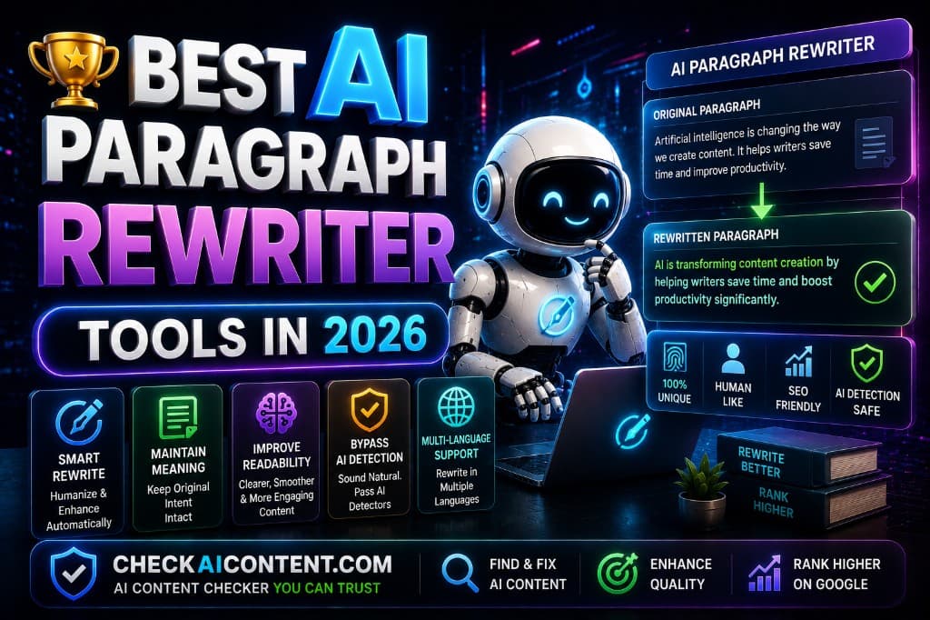 Best AI Paragraph Rewriter Tools in 2026