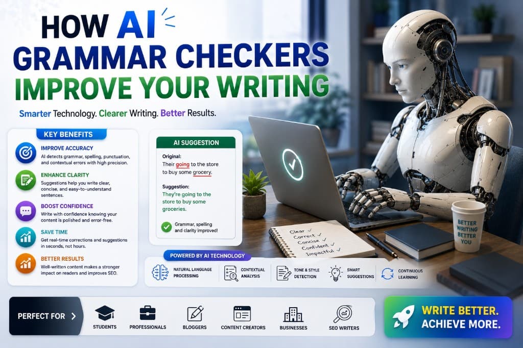 How AI Grammar Checkers Improve Your Writing